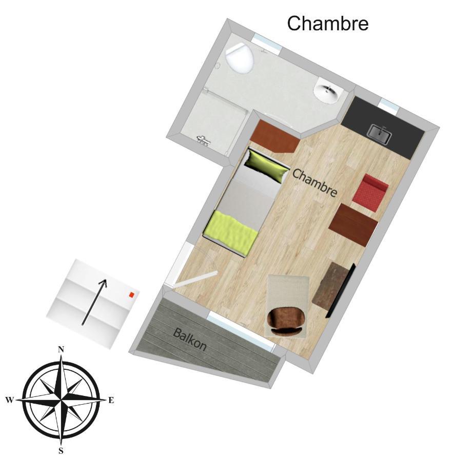 Schmuckkaestle Am Hafen Apartment วิสบาเดน ภายนอก รูปภาพ