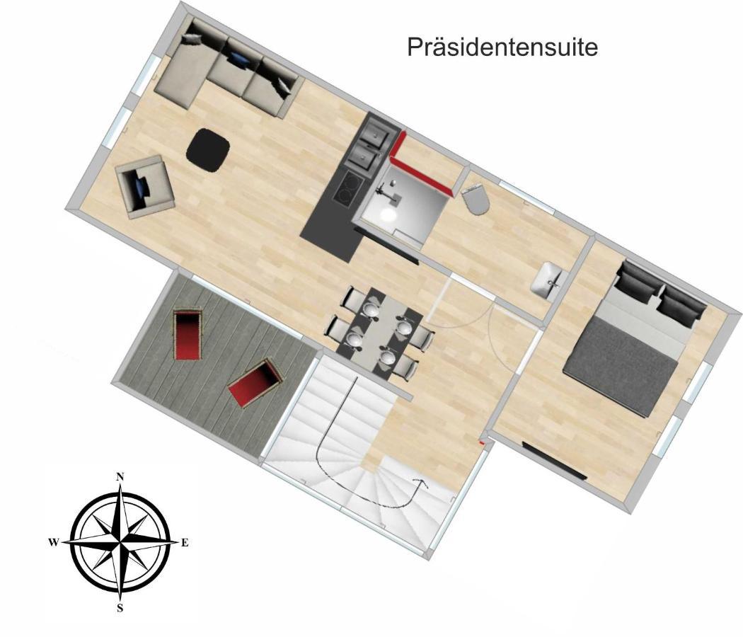 Schmuckkaestle Am Hafen Apartment วิสบาเดน ภายนอก รูปภาพ